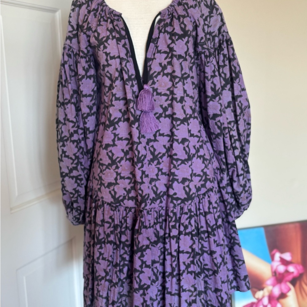 AISH Purple and Black Dress